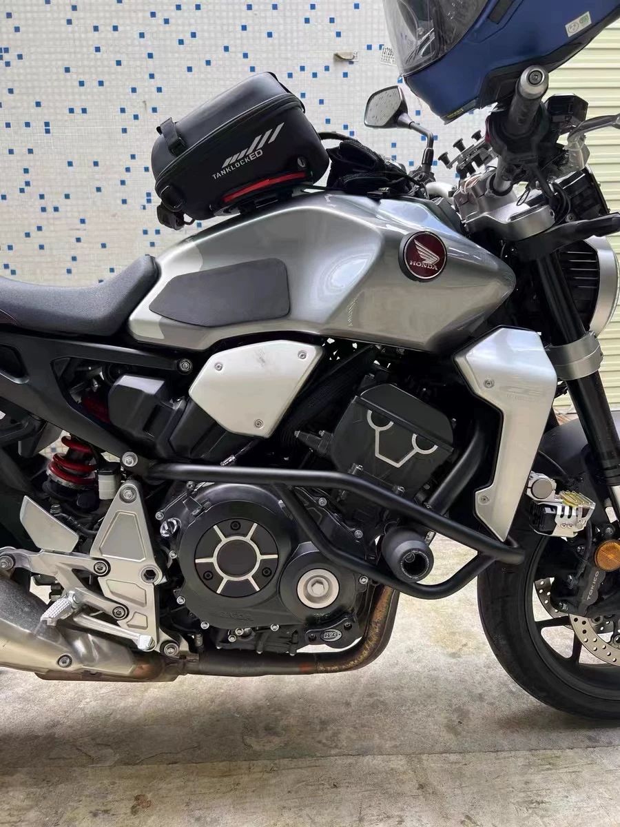 CB1000R 2018-2022 Crash Bars Carbon Steel Engine Cover Guard Set