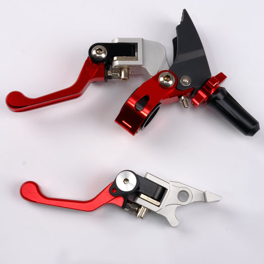 2-Finger Adjustable Brake & Clutch Levers for Universal Off-Road Motorcycle