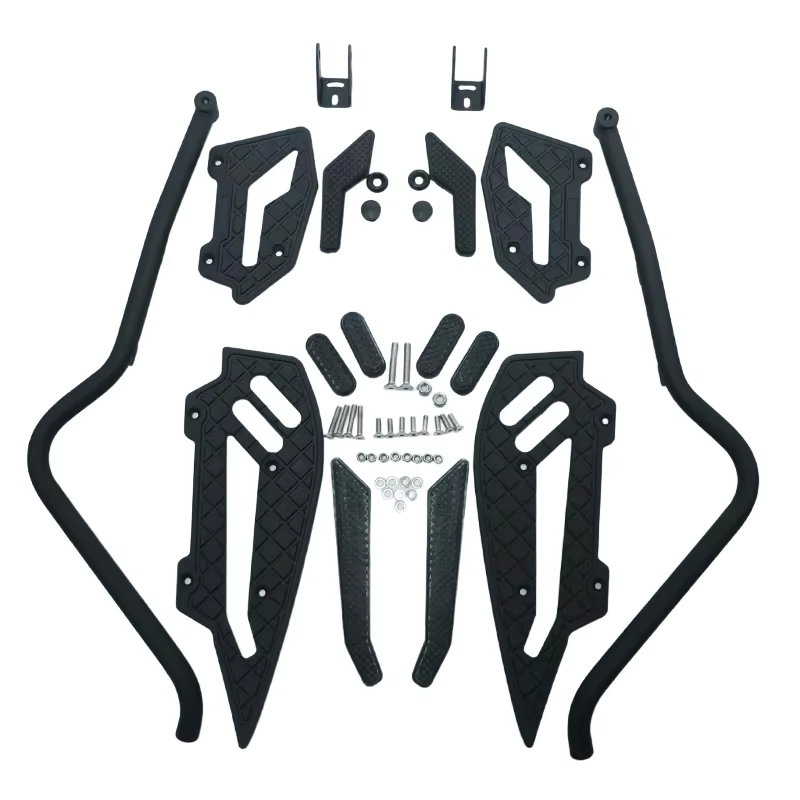 YAMAHA XMAX300 2022-2025 Stainless Steel Crash Bars with Aluminum Alloy Footpeg
