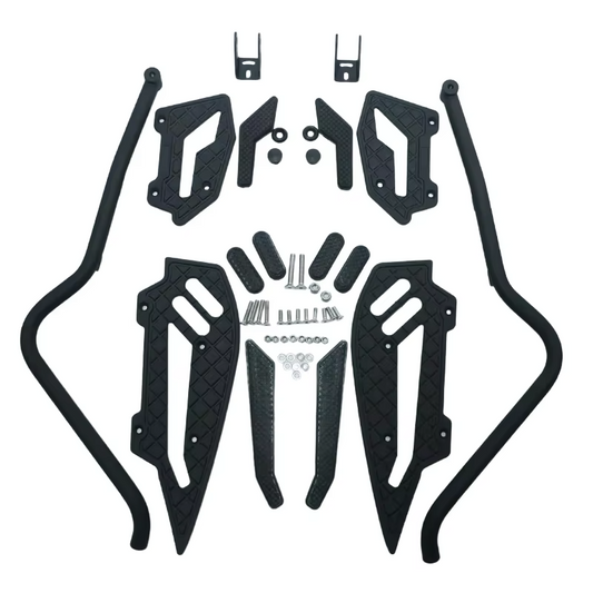 YAMAHA XMAX300 2022-2025 Stainless Steel Crash Bars with Aluminum Alloy Footpeg