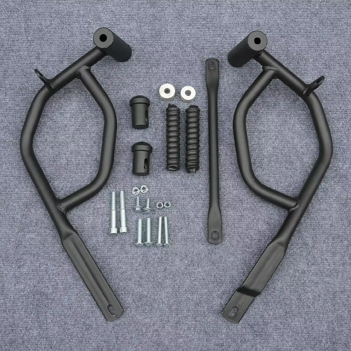 Benelli Leoncino 250 Crash Bars Carbon Steel Motorcycle Engine Cover Guard Set