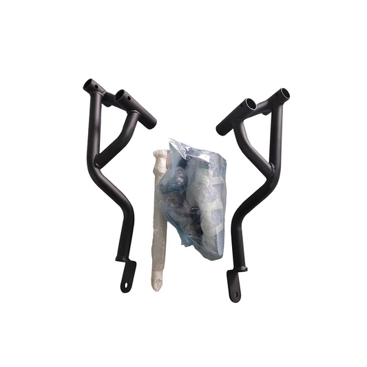 Ninja400 Crash Bars Carbon Steel Kawasaki Motorcycle Engine Cover Guard Set