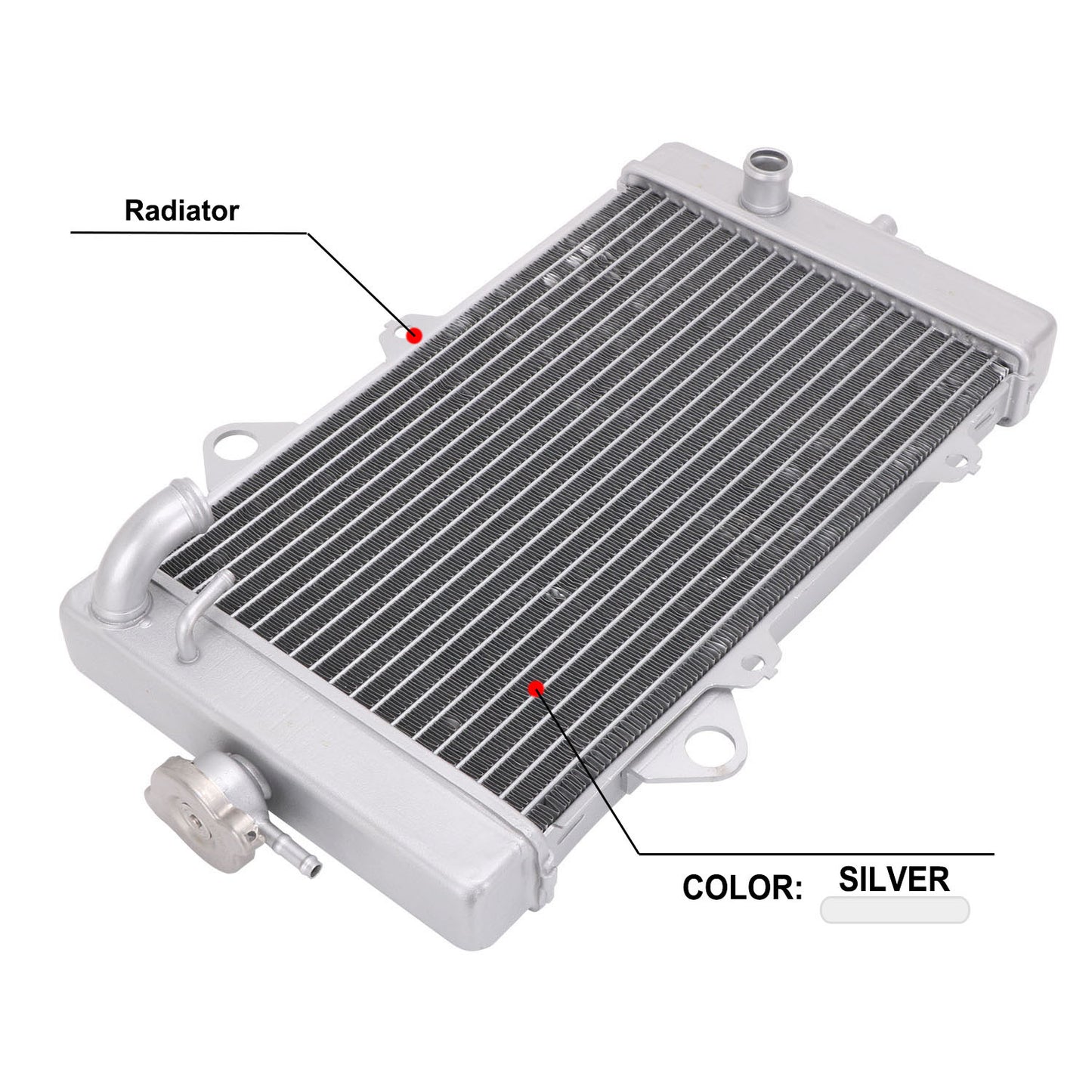 Motorcycle Radiators Custom CNC Machining Parts Manufacturing
