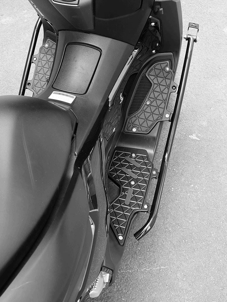 YAMAHA NMAX 155 Stainless Steel Crash Bars with Aluminum Alloy Footpeg