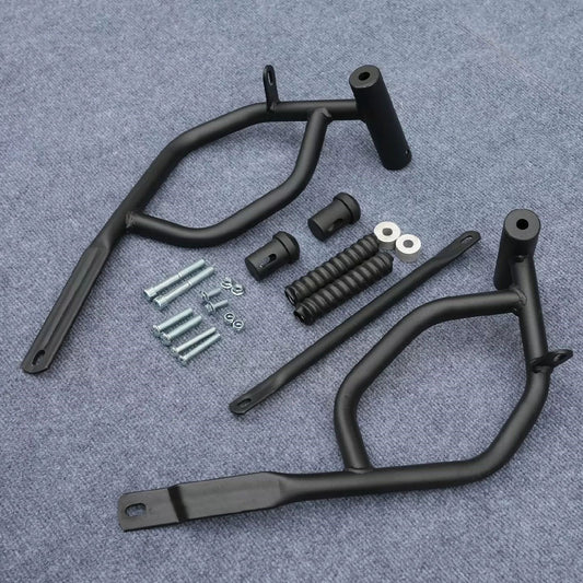 Benelli Leoncino 250 Crash Bars Carbon Steel Motorcycle Engine Cover Guard Set