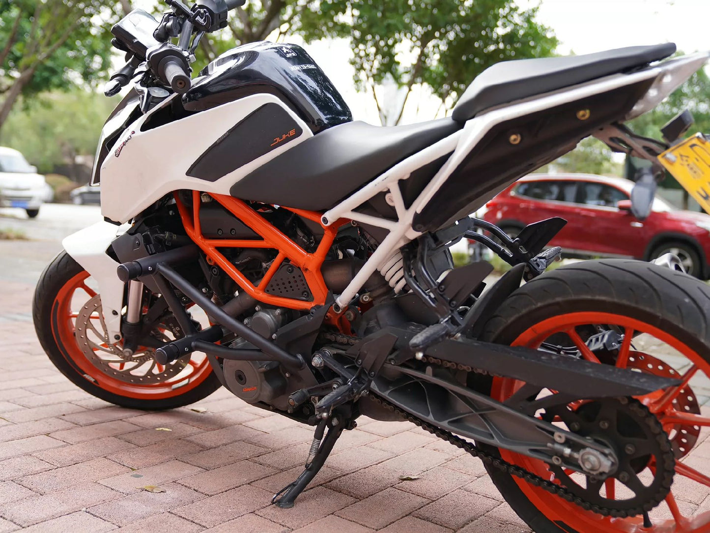 DUKE KTM 390/250 Crash Bars Engine Cover Guard Set