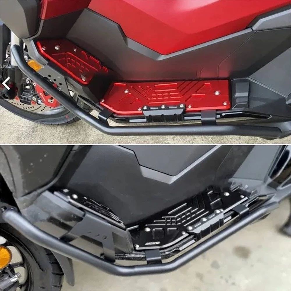HONDA ADV350 2022-2024 Carbon Steel Crash Bars Engine Cover Guard Set