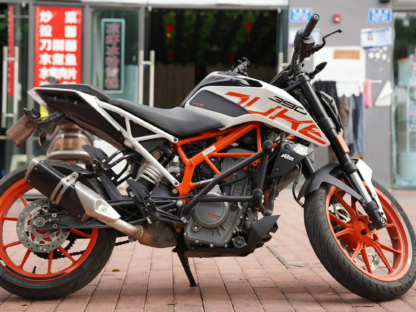 DUKE KTM 390/250 Crash Bars Engine Cover Guard Set