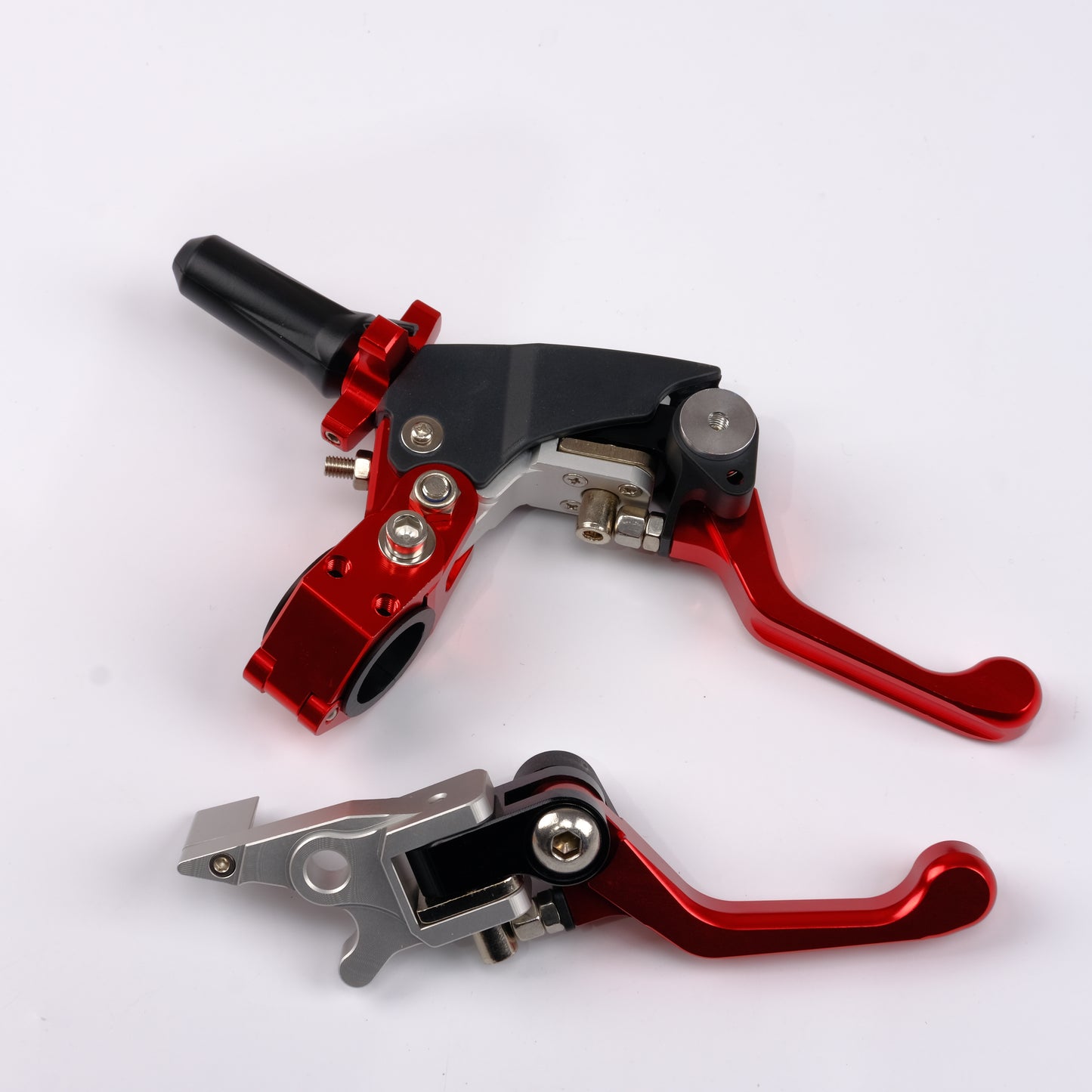 2-Finger Adjustable Brake & Clutch Levers for Universal Off-Road Motorcycle
