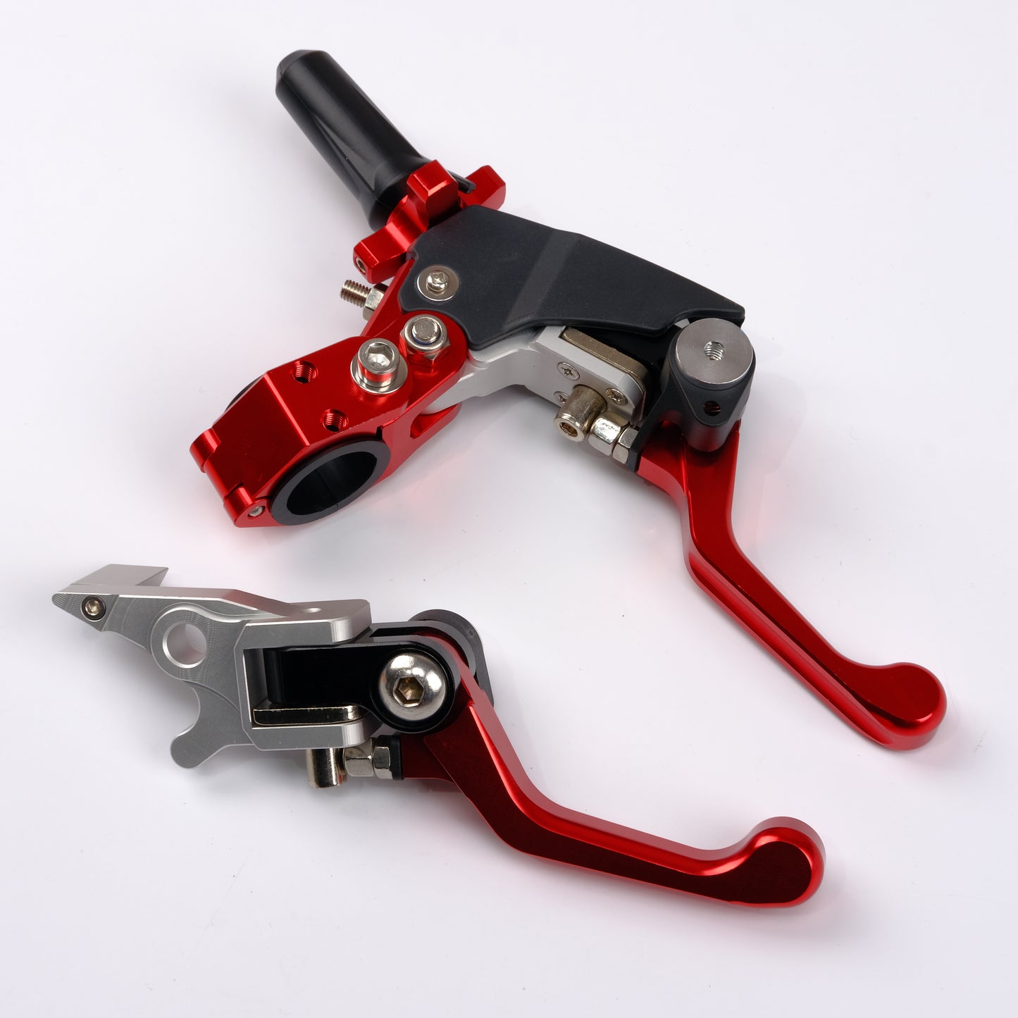2-Finger Adjustable Brake & Clutch Levers for Universal Off-Road Motorcycle