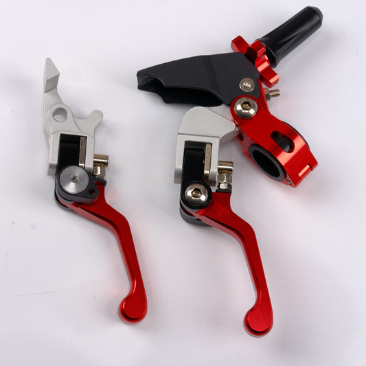 2-Finger Adjustable Brake & Clutch Levers for Universal Off-Road Motorcycle